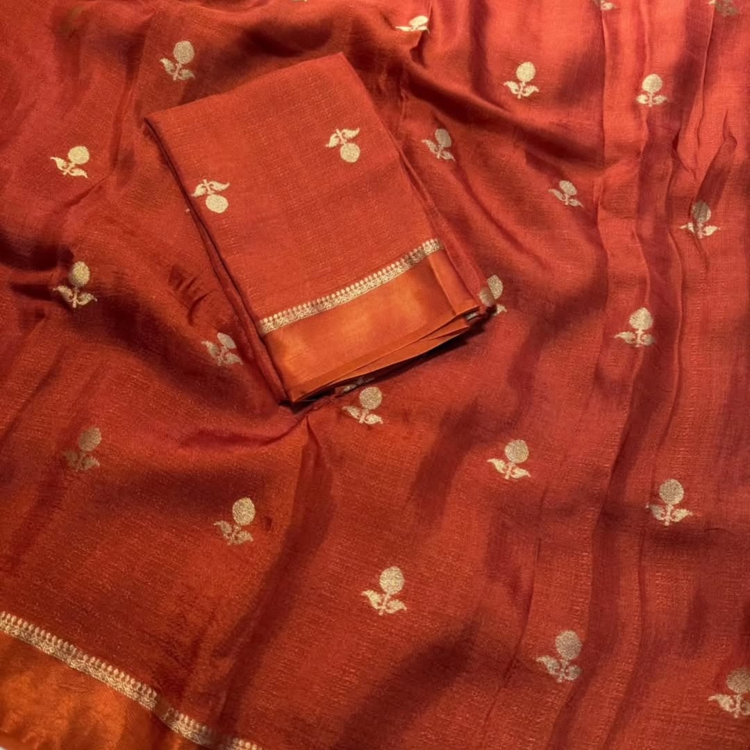 Pure Soft Viscose Khadi Silk Saree #212