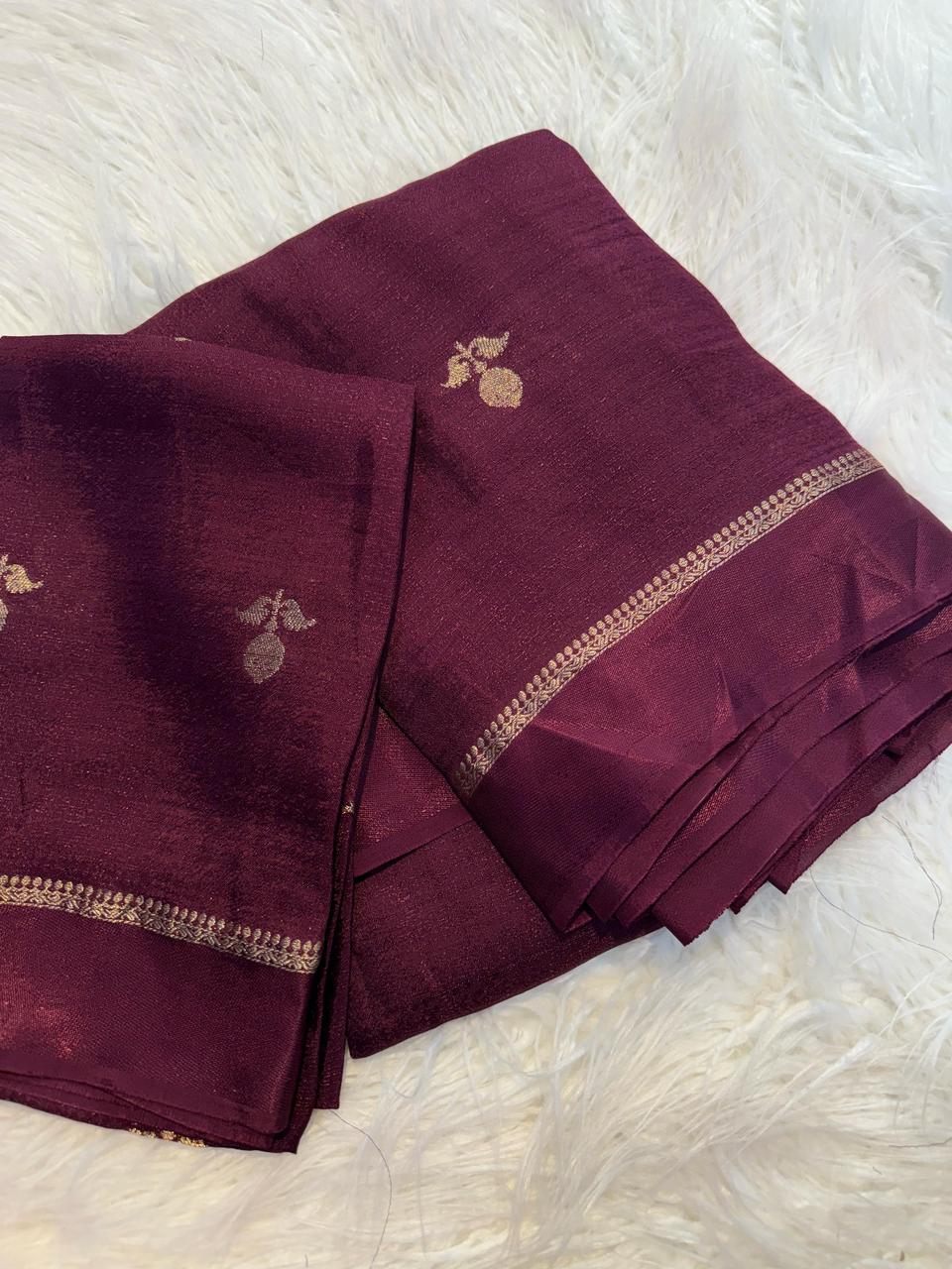 Pure Soft Viscose Khadi Silk Saree #212