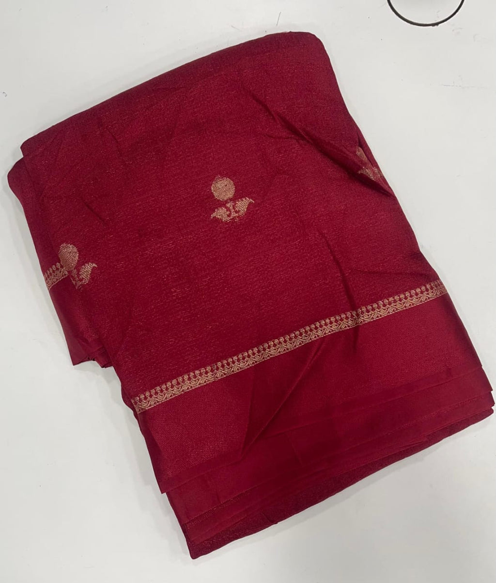 Pure Soft Viscose Khadi Silk Saree #212