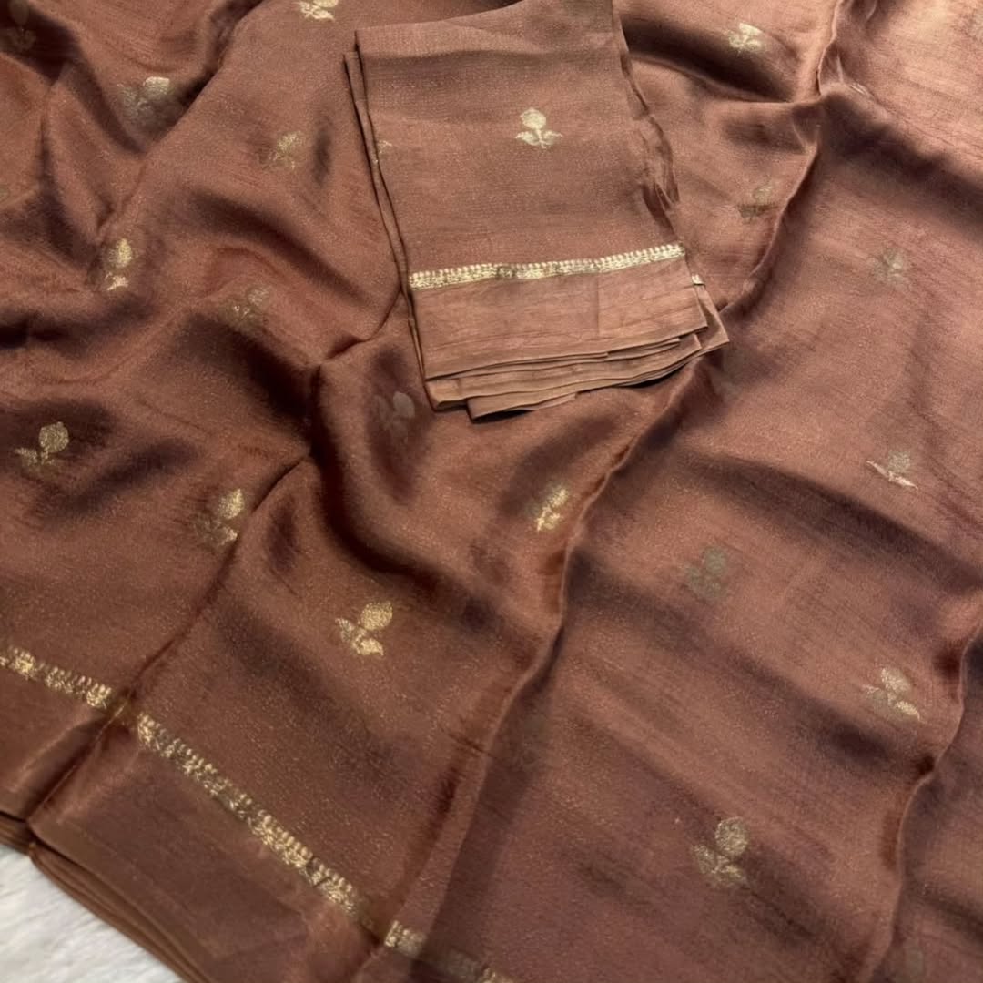 Pure Soft Viscose Khadi Silk Saree #212