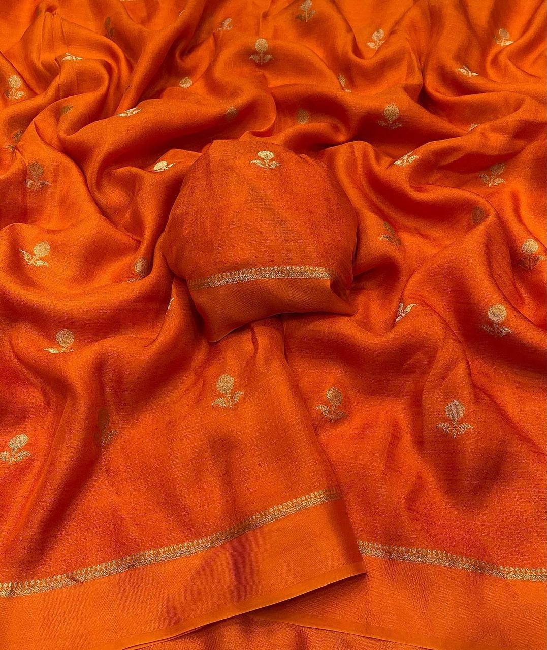 Pure Soft Viscose Khadi Silk Saree #212