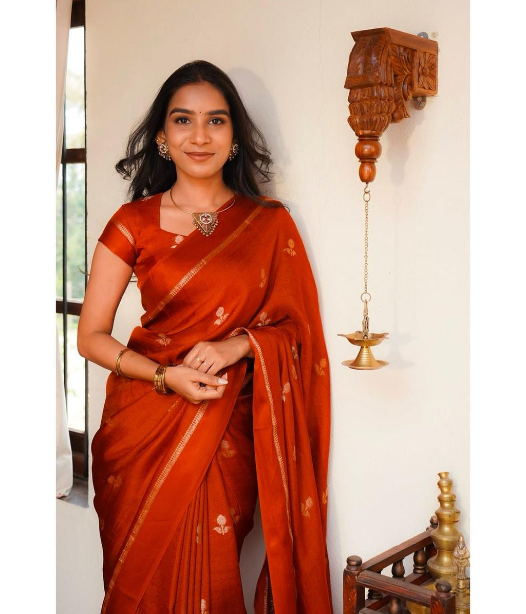 Pure Soft Viscose Khadi Silk Saree #212