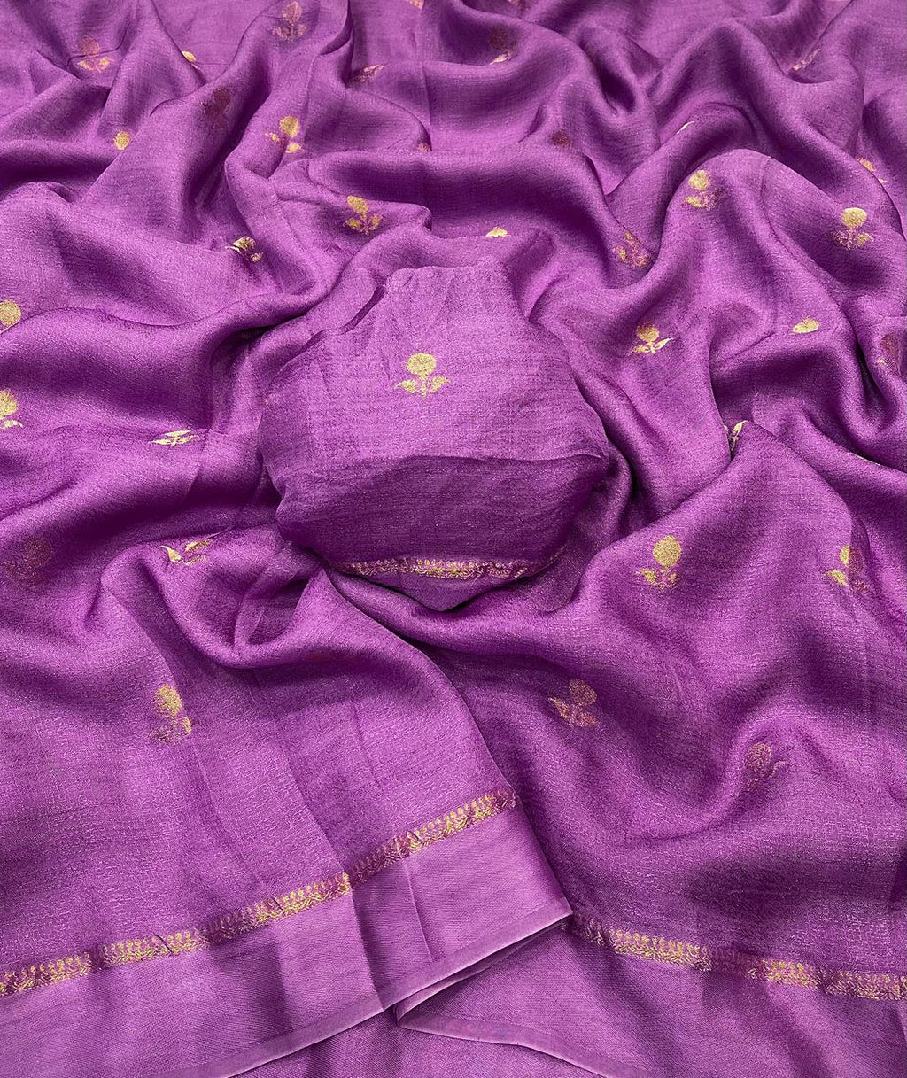 Pure Soft Viscose Khadi Silk Saree #212