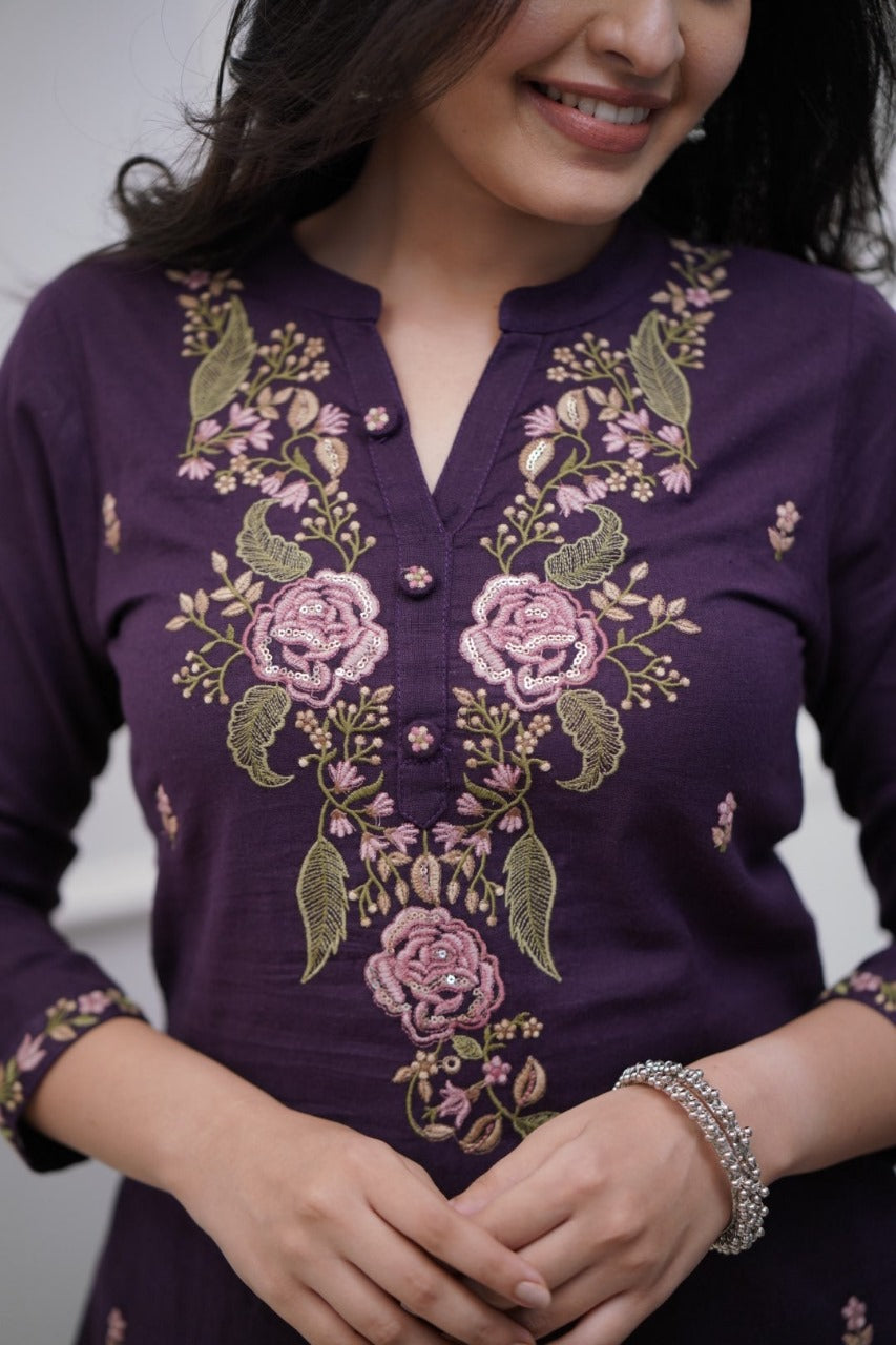 ETHNO STYLE Rayon Kurti With Dupatta & Bottomwear #239