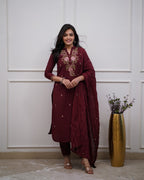 ETHNO STYLE Rayon Kurti With Dupatta & Bottomwear #239