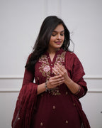 ETHNO STYLE Rayon Kurti With Dupatta & Bottomwear #239