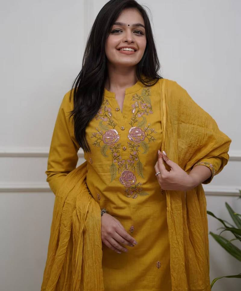 ETHNO STYLE Rayon Kurti With Dupatta & Bottomwear #239