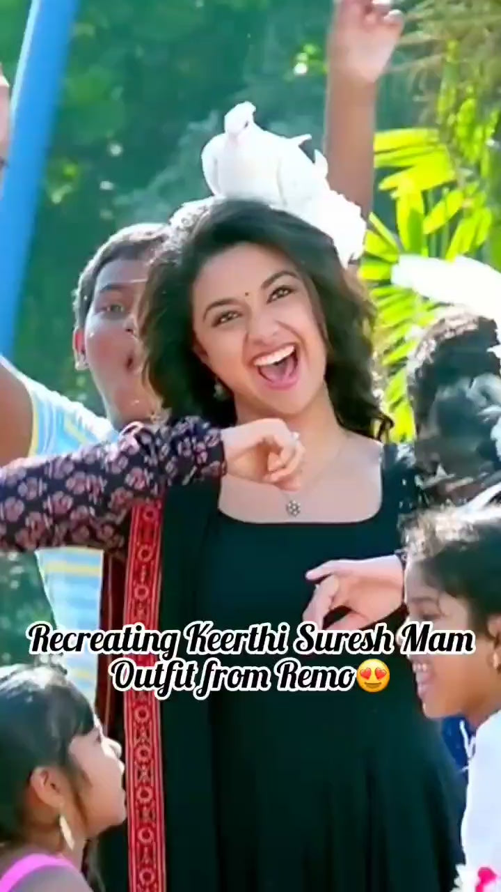 REMO Anarkali inspired by Keerthi Suresh