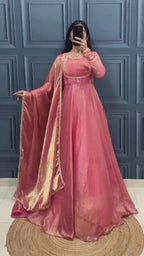 Real Modelling Frock with shawl