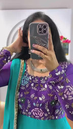 Chinon Embroidery Shalwar with Shawl