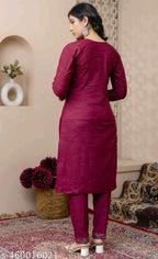 Budget friendly 3 piece kurthi set