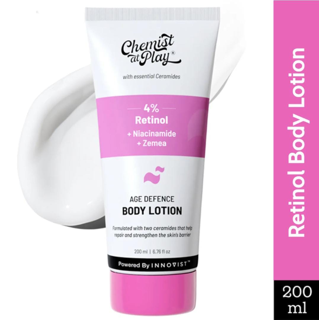 Chemist at Play. Body Lotion For Anti-aging Niacinamide Moisturizer Cream Dry & Oily Skin | 200ml
