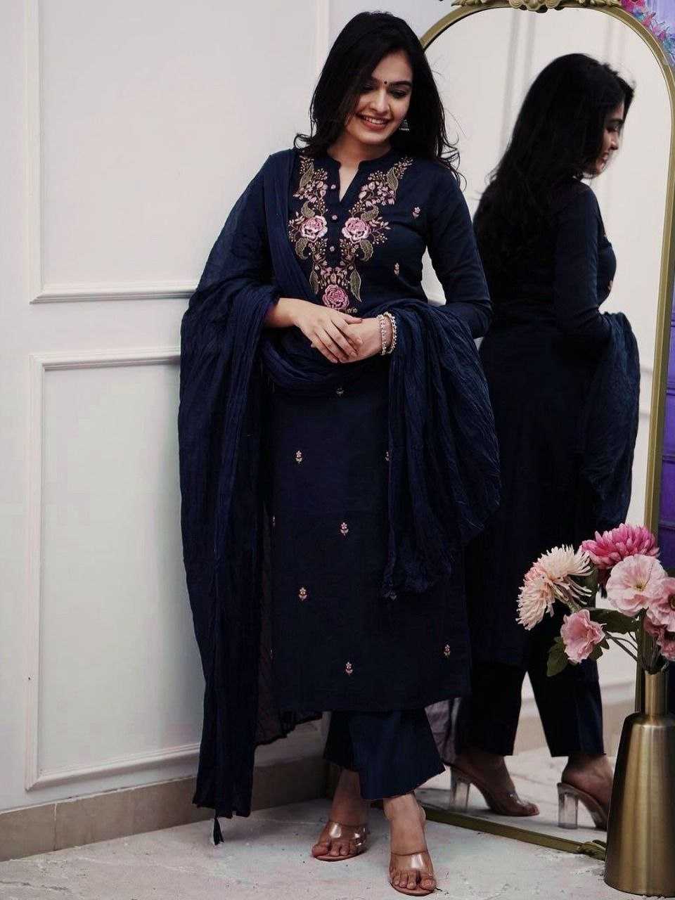 ETHNO STYLE Rayon Kurti With Dupatta & Bottomwear #239