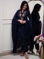 ETHNO STYLE Rayon Kurti With Dupatta & Bottomwear #239